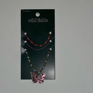 Wild Fable- Layered necklace set. NWT